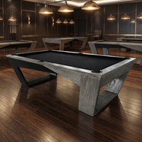 Table de billard de luxe de 8 pieds au design moderne pour salle de jeux, bureau, famille, pour le snooker et les jeux de billard