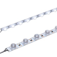 3030 LED bande 12V 24V Edge-Lit Modules d'injection blanc chaud 18LED Modulos 18.8W lumière latérale SMD puce IP67 ROHS certifié 5M quantité minimale de commande