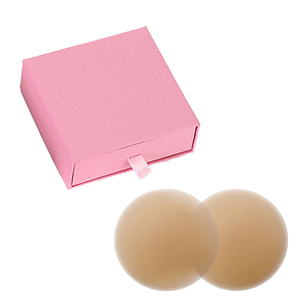 Stick on reggiseno forma rotonda <span class=keywords><strong>adesivo</strong></span> in Silicone capezzoli pelle coperture riutilizzabili - Product Image 1