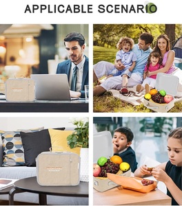 Small Lunch Bag for Adults Kids Compact <b>Insulated</b> Lunch <b>Box</b> Durable Food-Grade Lining Portable Cooler for Work School Travel - Product Image 4