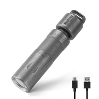 MecArmy X6 Mini porte-clés en titane lampe de poche 130LM 10180 torche LED batterie corps en aluminium torche EDC rechargeable