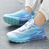 Nouvelles chaussures de sport décontractées pour hommes avec empeigne en mesh respirant, semelle intermédiaire en caoutchouc et amorti, chaussures de course décontractées