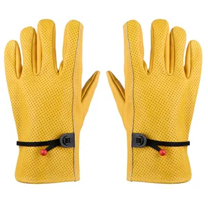Cycling Driving Gloves Work Waterproof Fashion Driving Touchscreen Winter Warm Leather Gloves