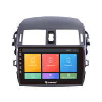Untuk Toyota COROLLA 2007-2013 Perangkat Headunit 9 Inci Ganda 2 Din Octa-core Quad Mobil Stereo GPS Navigasi Radio Mobil Android