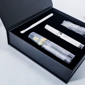 Boîtes cadeaux rigides magnétiques noires personnalisées avec insert en mousse EVA sur mesure pour l'emballage de sérum de soin de la peau et de coffrets beauté - Product Image 3
