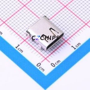 HC005-1A1H1A103-0HR USB Connector SMD Connector ( Connector Type: Type-C )( Gender: Female )( Mounting Type: Horizontal Mount ) - Product Image 1