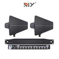 Système de distribution d'antennes de microphone sans fil professionnel 10 canaux UA844+UA874, amplificateur de signal 470-952 MHz