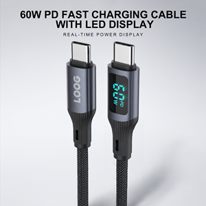 สายถัก IMC-06 USB-A เป็น Type-C 60W ยาว 1.2 เมตร พร้อมหน้าจอแสดงผลดิจิตอล สำหรับสมาร์ทโฟน พาวเวอร์แบงค์ และแล็ปท็อป - Product Image 3