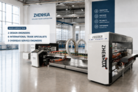 Máquina Automática para Plegar y Encolar Cartones, para Línea de Producción de Cajas de Cartón Corrugado, Maquinaria de Empaquetado de Alta Velocidad, Máquina para Encolar Cajas de Cartón