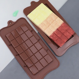 Moule en silicone rectangulaire TangChu à 24 cavités pour chocolat - Moule professionnel pour la pâtisserie et la fabrication de bonbons pour une production efficace - Product Image 1