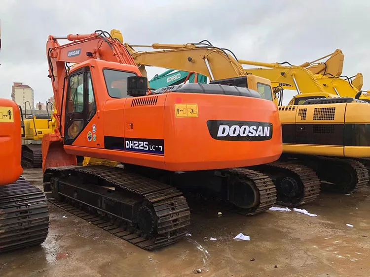 High Quality Used Doosan Dh225lc-7 Crawler Excavator For Sale/ Used Doosan Dh225 Crawler Excavator Machine