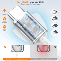 Câble de charge rapide et de synchronisation de données USB-C PD 60W personnalisé en gros, certifié MFi, 1M/2M, en cuivre pur, pour iPhone 15/16, ordinateur, imprimante, lecteur de codes-barres