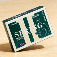 Cartes blister en plastique rigide personnalisées, pilules pour l'amélioration sexuelle masculine, emballage blister en papier vide pour capsules