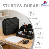 Boîte de rangement portable en EVA rigide personnalisée pour outils de réparation, pièces détachées, composants électroniques et accessoires
