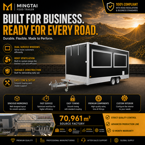 Caravane alimentaire mobile, remorque à café, boutique mobile, camion de restauration pour burgers, beignets, pop-corn, avec cuisine complète, à vendre aux États-Unis - Product Image 1