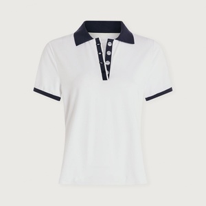 Ensemble de sport pour femme, sexy, style Tenniscore, avec jupe polo de golf à demi-zip, en polyester respirant et à séchage rapide, plissé, pour l'entraînement, avec logo personnalisé - Product Image 6