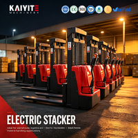 Gerbeur Électrique à Batterie Entièrement Automatique 1500kg 2500kg à Jambes Écartées Robuste pour la Logistique et la Manutention en Chambre Froide