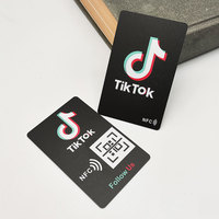Tarjeta inteligente personalizada Socia Media con código QR, tarjeta de visita NFC de WhatsApp