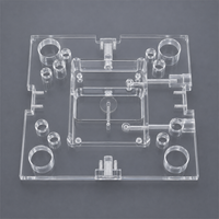 Pièces en plastique acrylique PC de précision, blocs, boîtiers, plaques, collecteurs pour équipement de laboratoire médical