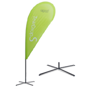 PromoFlag Forma a Goccia con Base Incrociata - Product Image 1