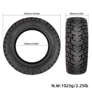 ยางนอกแบบไม่มียางใน Ulip 3.50-6 สำหรับสกู๊ตเตอร์ไฟฟ้าทรงตัว 10X3.50-6 10x4.00-6 90/65-6 ยางอเนกประสงค์แบบสุญญากาศสำหรับถนนแบบกว้าง - Product Image 2