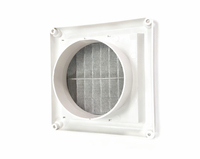 Haute qualité 100 150 mm en plastique évent Tuyere moderne grille carrée conception systèmes de CVC conduit de Ventilation climatisation