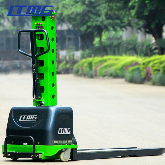 LTMG 500kg 700kg 1000kg Lithium Battery Semi Electric Full Electric Portable Forklift Self Loading Stacker
