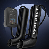 Masseur pneumatique à compression à 4 chambres pour les jambes, pour le drainage lymphatique, l'œdème lymphatique, machine de pressothérapie pour la circulation sanguine