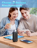 Nuevo Banco de Energía Portátil Personalizado de 50000mAh Ultra Delgado con Pantalla LED y Carga Rápida PD de 22.5W para Teléfonos Celulares y /