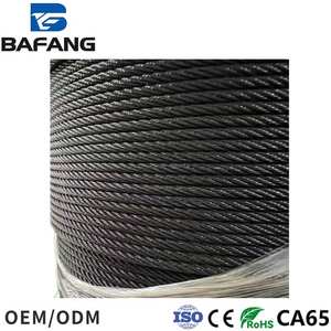 <span class=keywords><strong>Câble</strong></span> en acier noir, <span class=keywords><strong>câble</strong></span> en acier inoxydable oxydé, gamme complète de tailles, <span class=keywords><strong>câble</strong></span> en acier traité au noir de carbone oxydé - Product Image 2