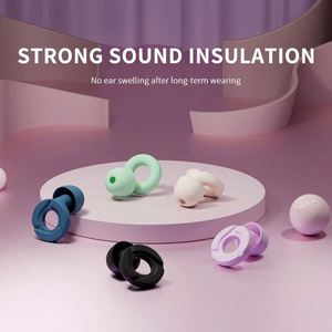 Tapones de Silicona Reutilizables para Dormir, Textura Suave de Lujo, Bloqueo de Ruido, con Estuche Compacto para Viajes y Descanso en Casa, para Personas que Duermen Ligeros - Product Image 2