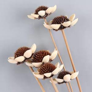 Flores secas hechas a mano, girasoles artificiales para decoración del hogar, flores <span class=keywords><strong>Happy</strong></span> - Product Image 2