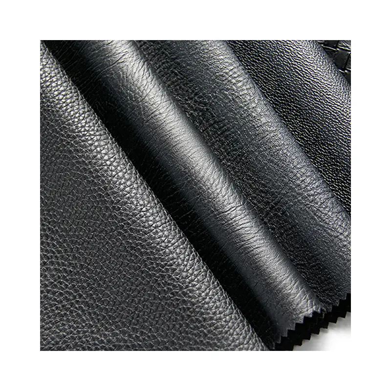 Product for Car Seat Cushion Sofa Bags Series of Various Pattern Embossed Synthetic Leather Black PVC Car Upholstery Fabric