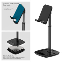 Support universel réglable en alliage d'aluminium pour téléphone portable et tablette, compatible toutes marques, prix de gros