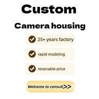 Carcasa de Aluminio Duradera de Alta Precisión Personalizada OEM para Cámara de Seguridad, Diseño Personalizable, Servicios de Mecanizado, ISO9001