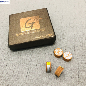 Multi-layers14mm Nhập Khẩu Nhật Bản Da Nâu G2 Wth Hardnes S/M/H Hồ Bơi Cue Mẹo - Product Image 4