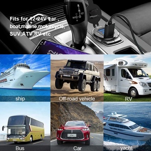 Bộ Sạc Trạm Điện Di Động Cho Xe Hơi Hàng Hải Thuyền Bus Hai Cổng 3.1A Ổ Cắm <span class=keywords><strong>USB</strong></span> 12V - Product Image 6