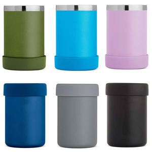 Porte-canette en acier inoxydable de 12oz 16oz avec logo personnalisé tasse isotherme pour canette isolée sous vide - Product Image 2