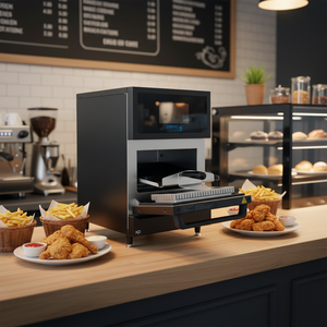 <span class=keywords><strong>Four</strong></span> à convection commercial haute vitesse 16L, micro-ondes de comptoir pour cuisson rapide, idéal pour boulangerie, maïs, pizza, aliments surgelés, 220V, tactile - Product Image 2