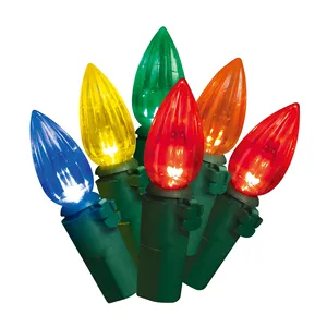 Popular Venta caliente directo de fábrica al por mayor reemplazable UL CSA LED diamante C3 luces Navidad vacaciones árbol luces