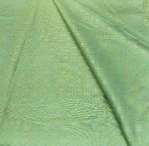 Tela Tejida de Seda Cruda de Diseño, Transpirable, de Secado Rápido, Suave, Ligera, con Patrón Floral Geométrico Abstracto, para Textiles del Hogar - Product Image 4