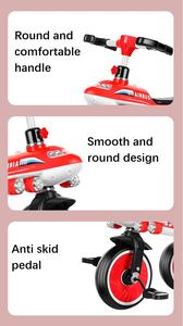 <span class=keywords><strong>Triciclo</strong></span> de Pedales para Niños con Forma de Avión, con Ruedas de EVA, Luces LED, Música y Respaldo Seguro para Niños Pequeños - Product Image 6