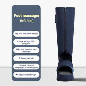 Masseur de jambe de compression d'air de pied de botte de massage électrique de marche portable 6D avec la chaleur pour la circulation et la relaxation - Product Image 5