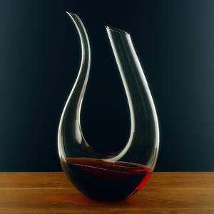 Handmade Unique Shaped Colored <b>Glass</b> Clear <b>Red</b> <b>Wine</b> Decanter with Classic Design for Parties - Product Image 6