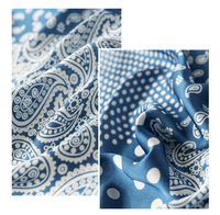 Écharpe de mode à motif imprimé de Fruit Wave Point Printemps Automne Écharpe mince avec une chemise Écharpe carrée décontractée professionnelle