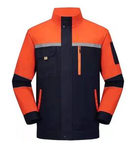Abiti da lavoro di sicurezza industriale personalizzabili per uomini e donne in cotone traspirante in poliestere - Product Image 2