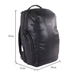 Sac à dos unisexe en tissu Oxford pour ordinateur portable, avec fermeture éclair, organisateur de voyage et de randonnée, système de transport à sangle, vente en gros - Product Image 3