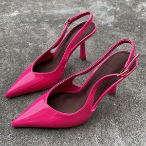 Nuevos tacones altos de aguja para mujer, punta estrecha, estilo informal, aumento de altura, zapatos de fiesta sexis para primavera, sandalias de verano al aire libre - Product Image 3