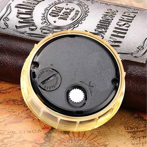 Mini reloj Insertar 2,4 pulgadas (61mm) Movimiento de ajuste de cuarzo Esfera blanca Bisel en tono dorado Números romanos Insertar Relojes - Product Image 4