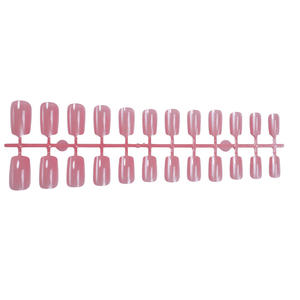 Lot de 24 faux ongles autocollants œil-de-chat rouges, style américain et européen, prêts à poser – Vente flash - Product Image 5